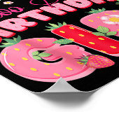 Poster Papa des deux douce 2e anniversaire fille (Coin)