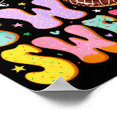 Poster Papa des deux doux 2ème anniversaire Donut Anniver (Coin)