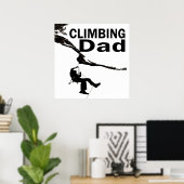 Poster Papa d'escalade (Bureau à domicile)