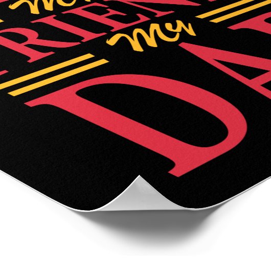 Poster Papa Don Mon Héros Ami Papa (Coin)