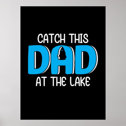 Poster Papa Donne Ce Papa Au Lac (Devant)