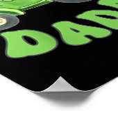 Poster Papa du garçon du tracteur de camions de ferme d'a (Coin)