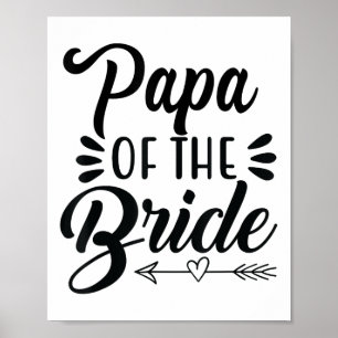 Poster Papa Du Mariage Mariage Mariage Fête Famille Maria