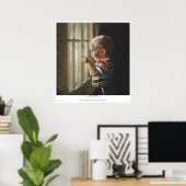 Poster Papa est à la maison (Bureau à domicile)