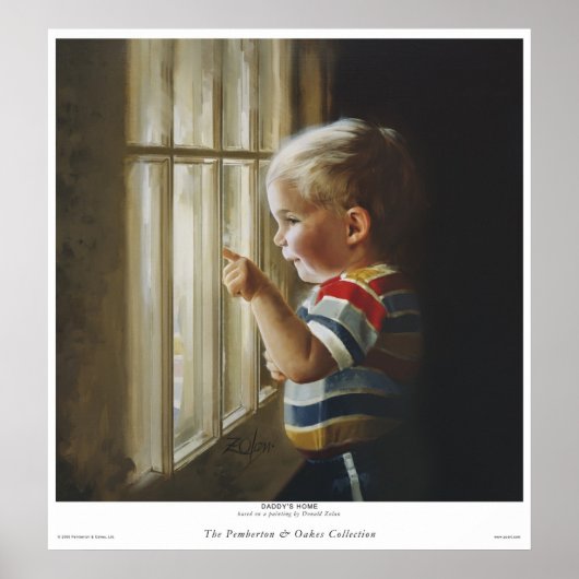Poster Papa est à la maison (Devant)