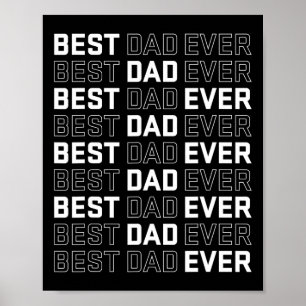 Poster Papa Ever - Fête du Père Unique Hommes
