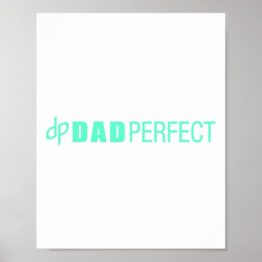 Poster Papa Fête des pères parfaite (Devant)