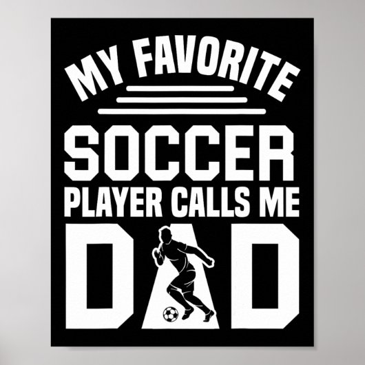 Poster Papa footballeur _1 (Devant)