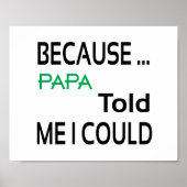 Poster Papa (format image standard) (Devant)