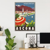 Poster Papa ganze Jaar ouvert Ascona (Bureau à domicile)