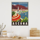 Poster Papa ganze Jaar ouvert Ascona (Cuisine)