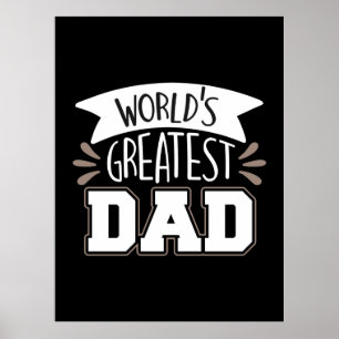 Poster Papa Gift le plus grand papa du monde