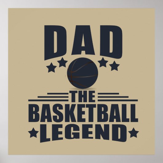 Poster papa la légende du basket (Devant)