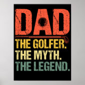 Poster Papa : Le Golfeur. Le Mythe. La Légende (Devant)