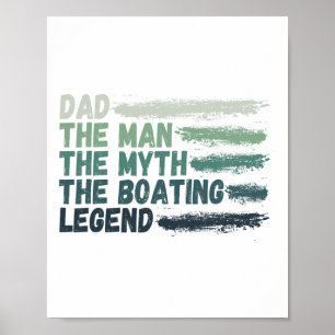 Poster Papa l'homme le mythe la légende de la navigation