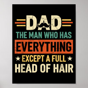 Poster Papa l'homme qui a tout sauf une tête pleine