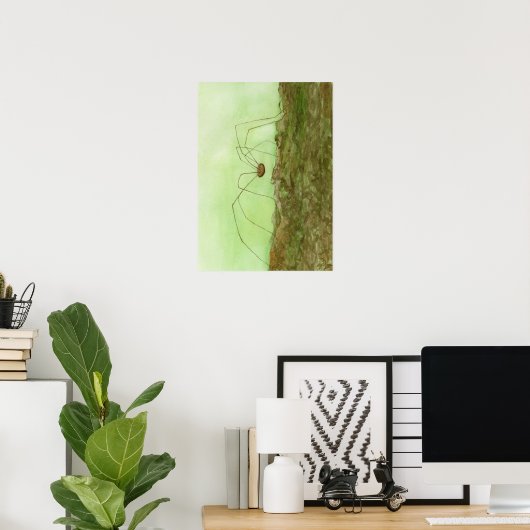 Poster Papa Long Jambes (Bureau à domicile)