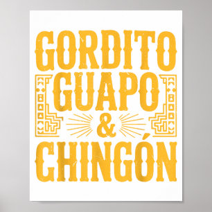 Poster Papa Mexicain Gordito Guapo Y Chingon Cadeau Homme