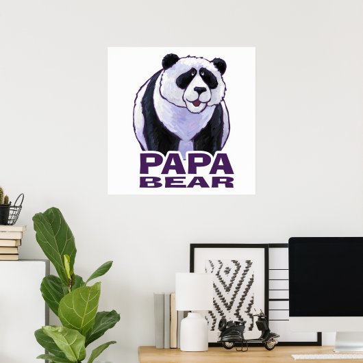 Poster Papa Panda Bear (Bureau à domicile)