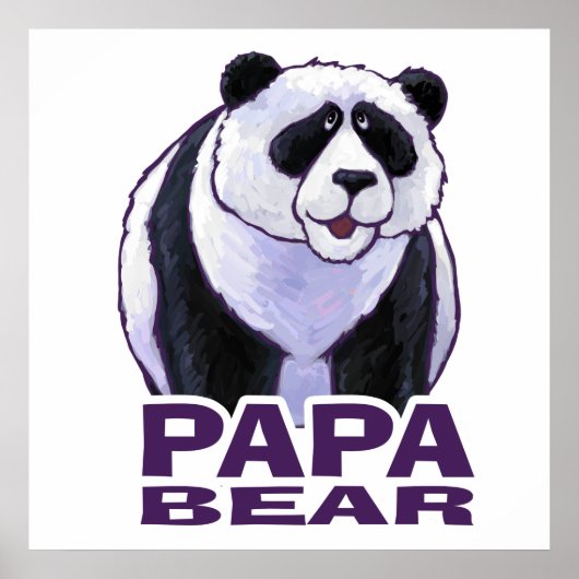 Poster Papa Panda Bear (Devant)