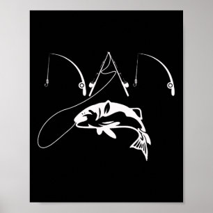 Poster Papa Pêcheur pêcheur papa Fête des pères Gif