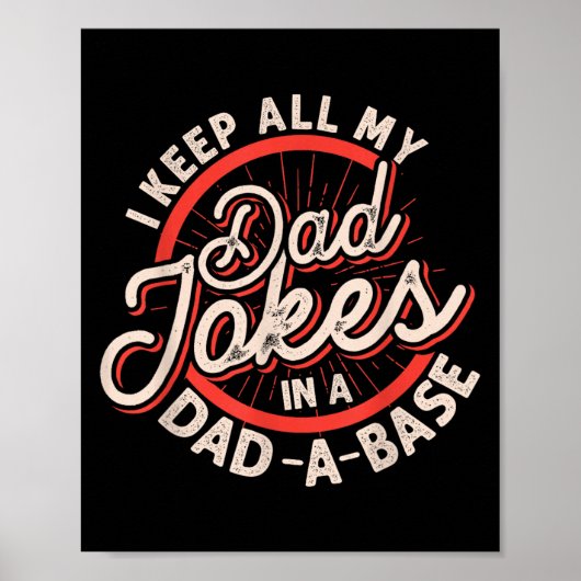 Poster Papa programmeur père ringard père geek de base de (Devant)