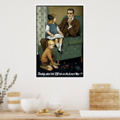 Poster Papa, qu'as-tu fait dans la grande guerre ? (Cuisine)