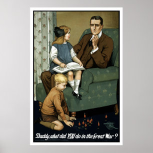 Poster Papa, qu'est-ce que tu as fait pendant la grande g