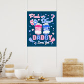 Poster Papa Rose Ou Bleu Vous Aime (Cuisine)