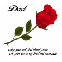 Papa Rose rouge simple
