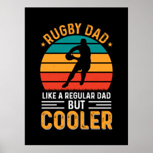 Poster Papa Rugby