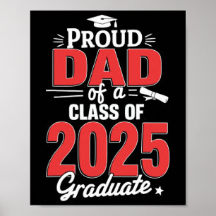 Poster Papa Senior 2025 Papa fier d'un élève de la promot