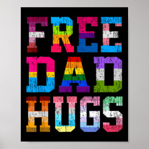 Poster Papa Serre Dans Les Taches Pour Le Mois De Fierté