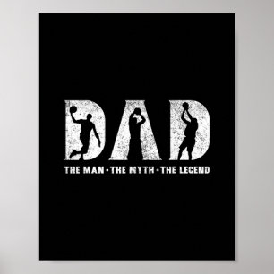 Poster Papa Sketll L'homme Le Mythe La Légende Fête des p