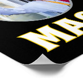 Poster Papa Trump Vance 2024 fait des frites (Coin)