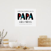 Poster Papa vales millones (Cuisine)