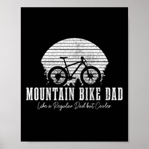 Poster Papa VTT Vintage Mtb VTT de descente Cyclisme