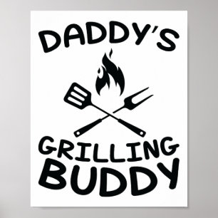Poster Papa's Grilling Buddy - Enfants Barbecue