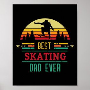 Poster Papas skateurs de skateboard pour hommes Art vinta
