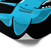 Poster Papaw Requin Cool Drôle Famille (Coin)