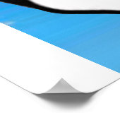 Poster Pape avec le ciel bleu (Coin)