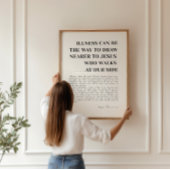 Poster Pape François Citer Catholique Imprimer