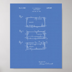 Poster Paper Currency 1962 Patent Art Blueprint