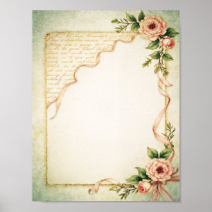 Poster Paper Digital Download Scrapbook & Junk Journal