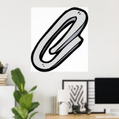 Poster Paperclip géant (Bureau à domicile)