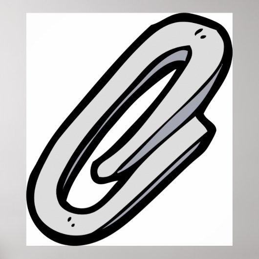 Poster Paperclip géant (Devant)