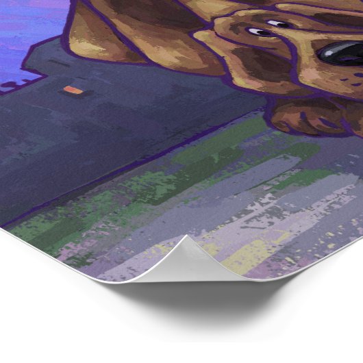 Poster Papeterie Hound Dog (Coin)