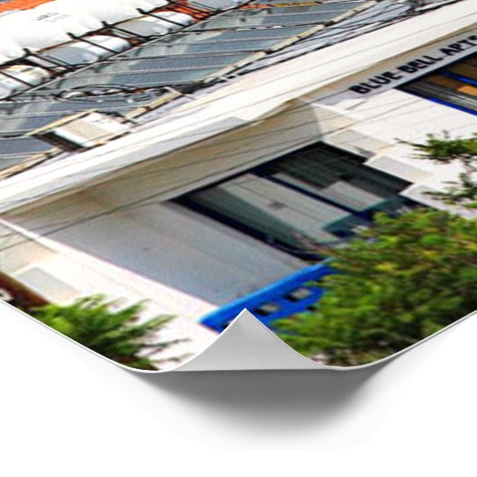 Poster Paphos, Chypre pittoresque vue, (Coin)