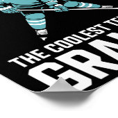 Poster Papi Hockey Le Terme Le Plus Cool, Grand-père de h (Coin)