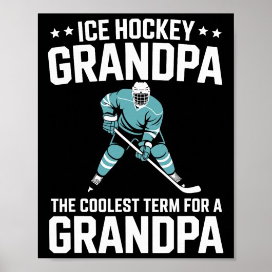 Poster Papi Hockey Le Terme Le Plus Cool, Grand-père de h (Devant)